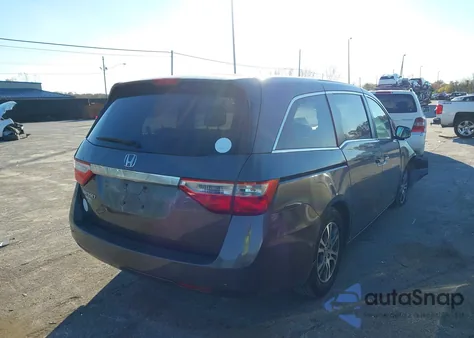 2012 Honda Odyssey Ex z USA, uszkodzony, nr VIN 5FNRL5H45CB134334